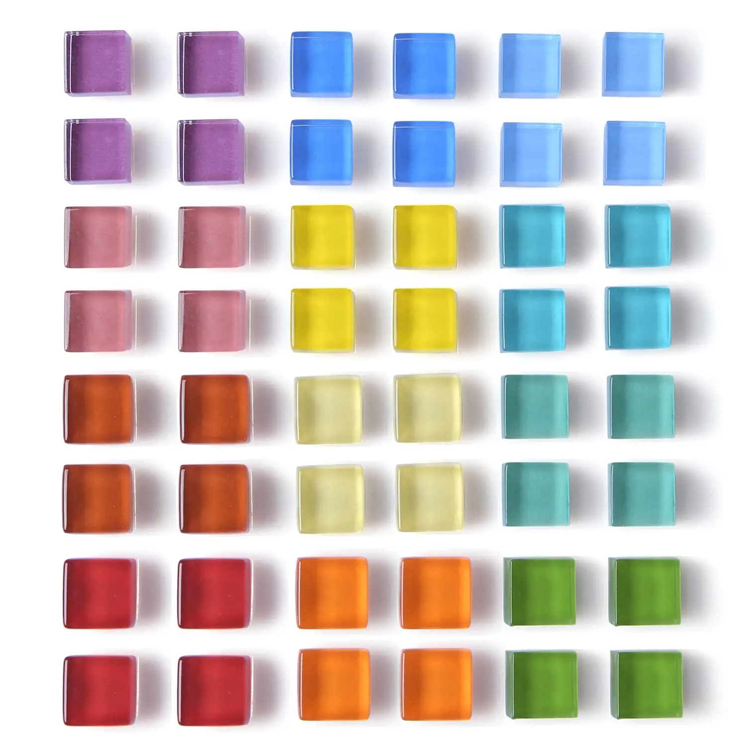 8 Pack 10x10mm Glass Refrigerator Magnets for Fridge Cute Magnets Color Decorative Magnets for Office Locker Magnets Whiteboard