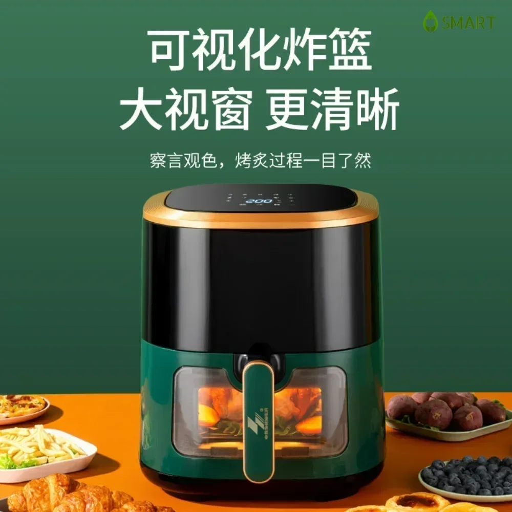 ภาพในครัวเรือนขนาด 12 ลิตรใหม่ - หม้อทอดอากาศอเนกประสงค์อัจฉริยะ เตาอบไฟฟ้าไร้ควันสําหรับทําเฟรนช์ฟรายส์