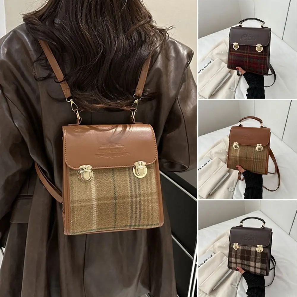 Bolsos de hombro cruzados de cuero PU para mujeres y niñas, bolso de mano multifunción de gran capacidad con personalidad, mochila