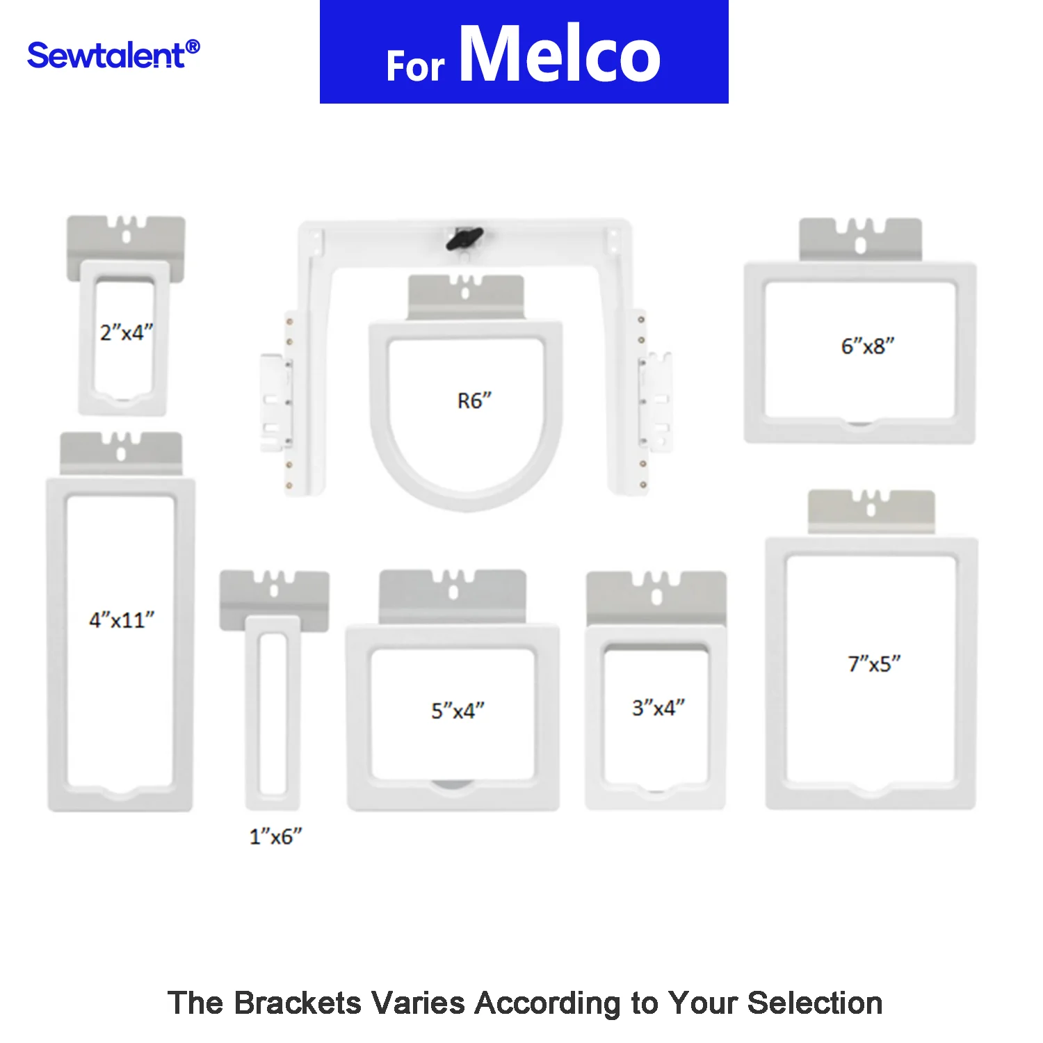 Melco Amaya Bravo XT/XTS EMT16X Plus Bernina E16 embroidery machine with 8in1 magnet fast Frame Kit Magnetic Mighty Hoop