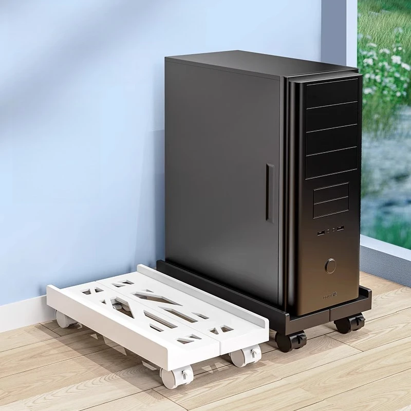 

Computer Case Storage Racks Movable Chassis Display Tray Multifunctional Portable Chassis Base Scalable Computer Storage Rack