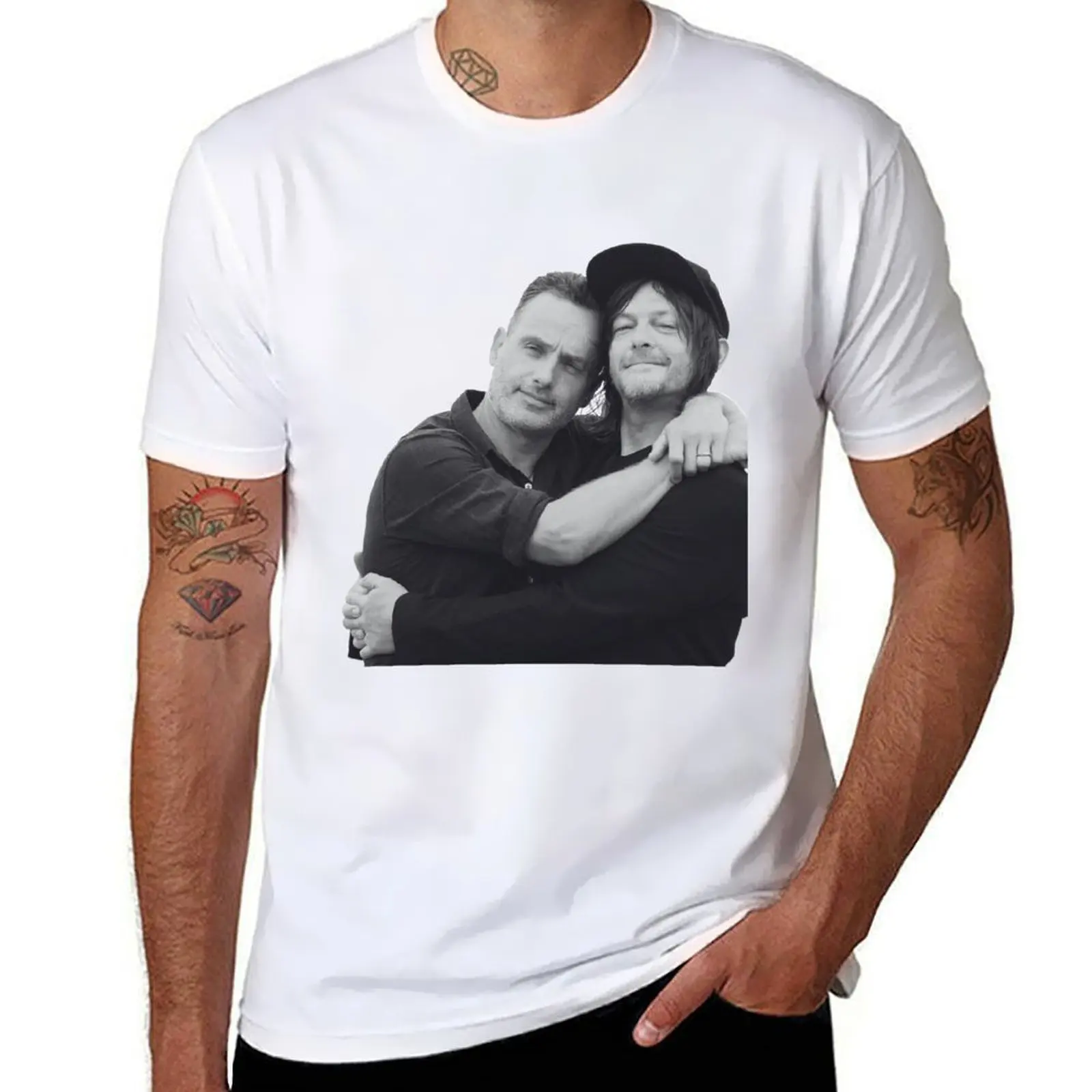 

Andrew and Norman Cute and Dorky Photo T-Shirt t shirt man luxury funny t shirts man T-Shirt