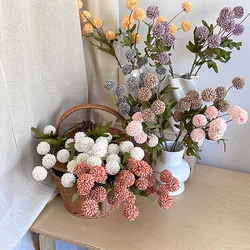 5 Head Artificial Dandelion Wedding Home Decoration Tennis Chrysanthemum Flower Ball Flower Decoration Ornaments