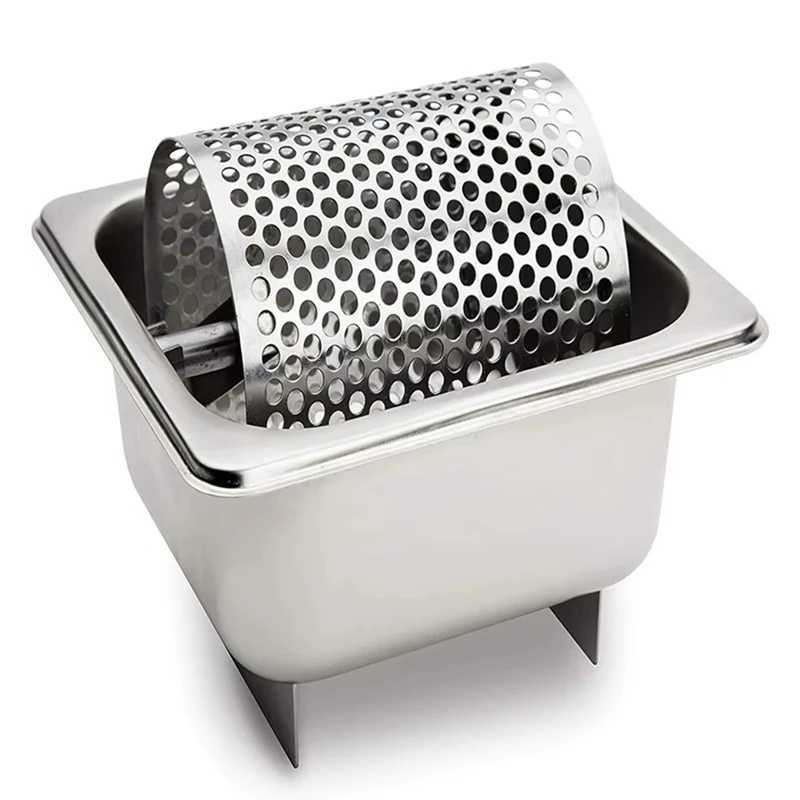 

B08B-Stainless Steel Butter Wheel - Melted Butter Dispenser For Even Spreading, Essential Kitchen Gadget For American Burgers