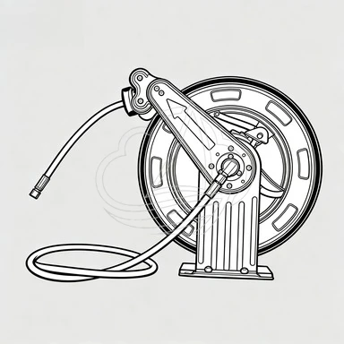 10 Automatic Pipe Retractor Telescopic Hose Reel Car Wash Subway Pipe Coiler High Pressure Washer Grease Pump Hose Winder