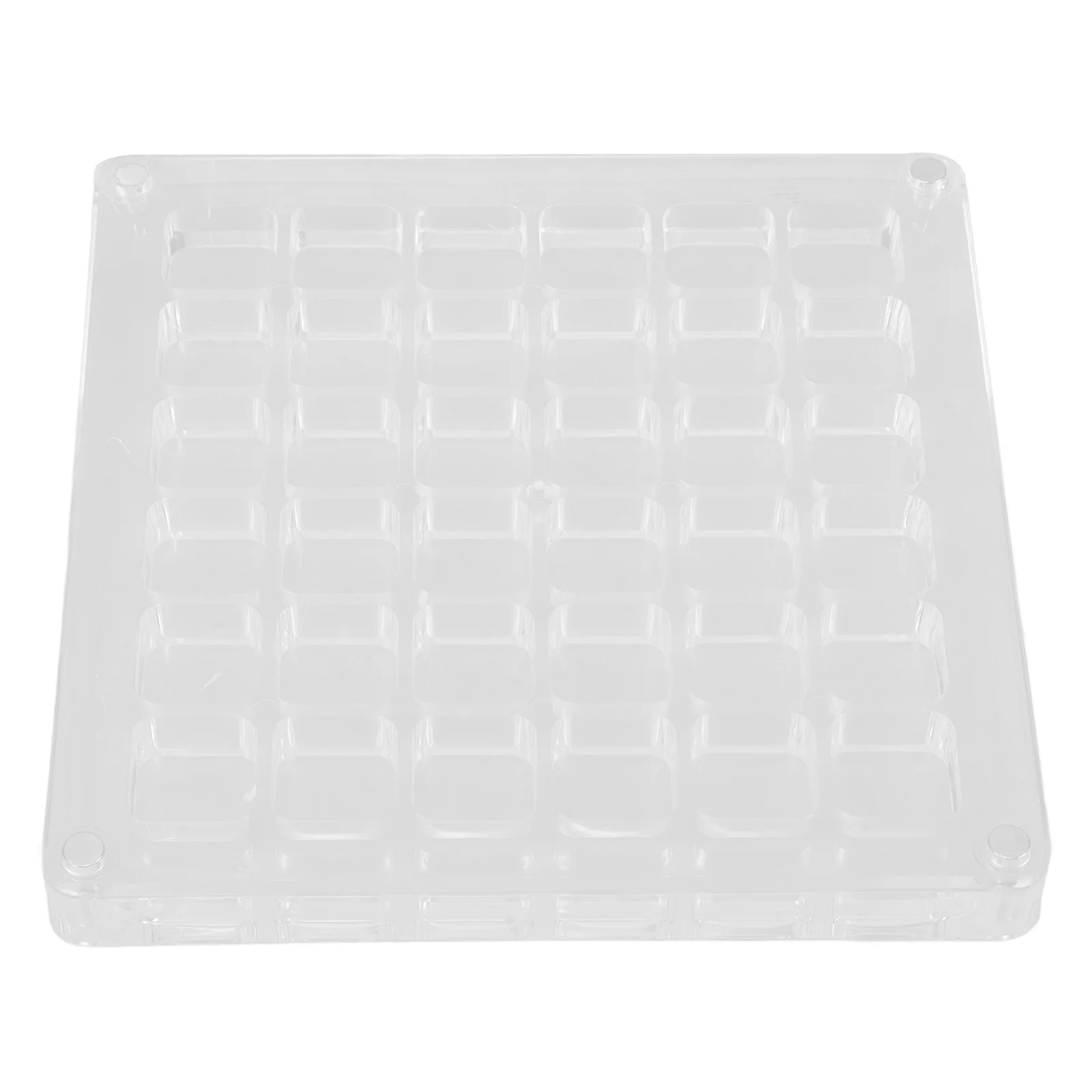 High Transparency Acrylic Display Box Nail Art Supplies Organizer Multi Function Beads Storage Shell Display Case