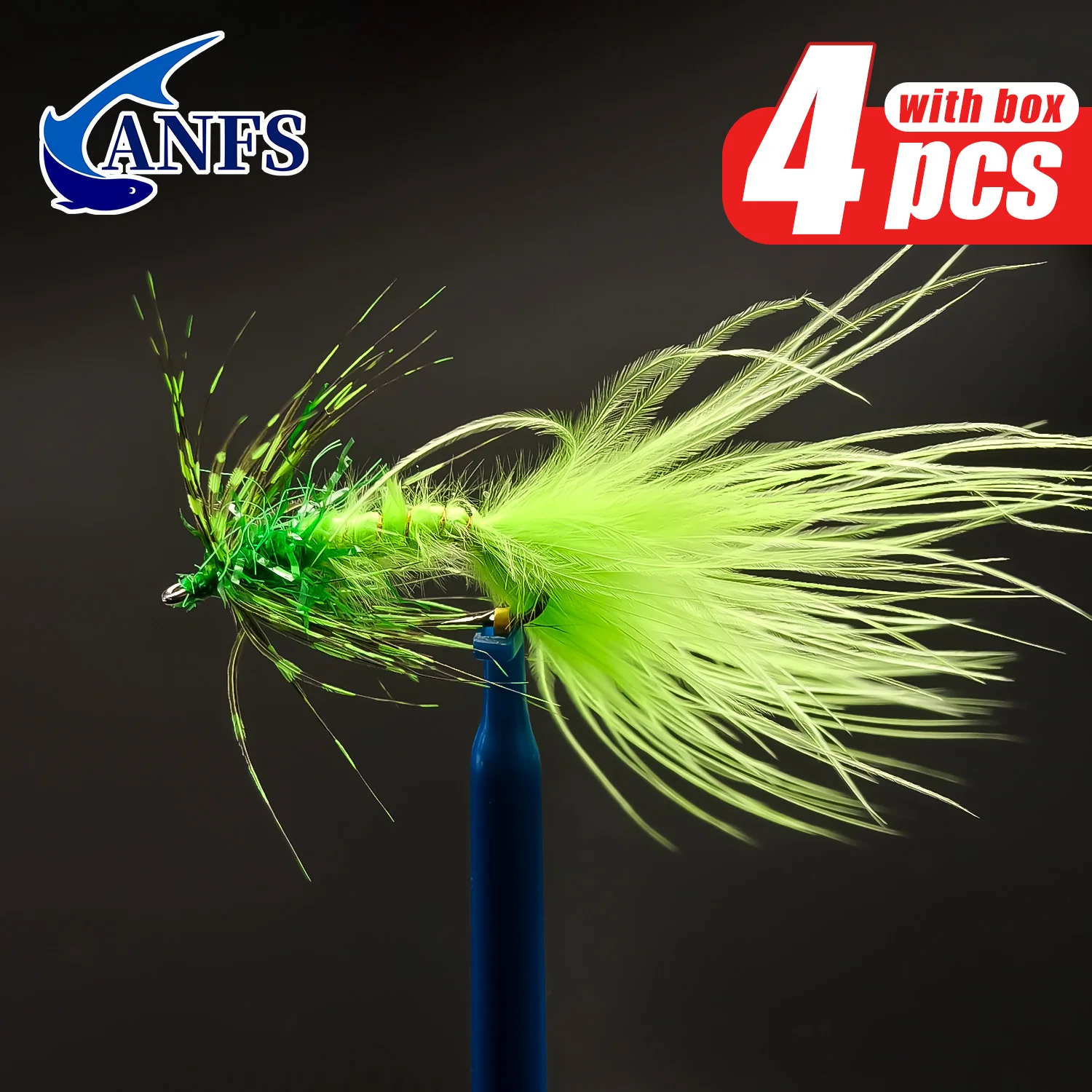 Woolly Bugger ANFS – Moscas streamer con caja de transporte - imagen 4