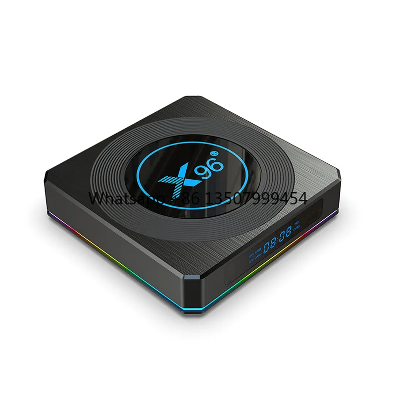 8K Video Decoder With Dual Wifi TV Box Amlogic S905X4 Set Top Box 4GB+64GB 128GB Android 11 Smart TV Box