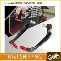 Motorcycle CNC Aluminum Alloy Carbon Fiber Handlebar Brake Clutch Lever Hand Guard Protector Modification Accessories Handguard