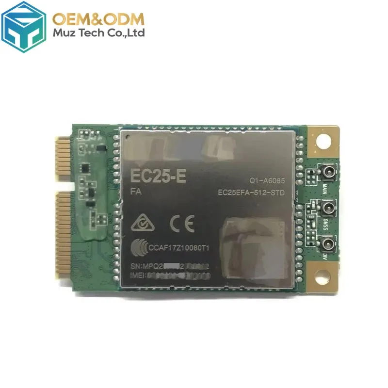 EC25EFA-MINIPCIE LTE CAT4 Module Support GNSS EC25EFA-512-STD for Asia-Pacific/Africa/Europe frequency band