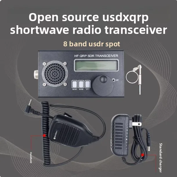 Open Source USDX QRP SDR Transceiver 8-Band USDR HF Ham Radio