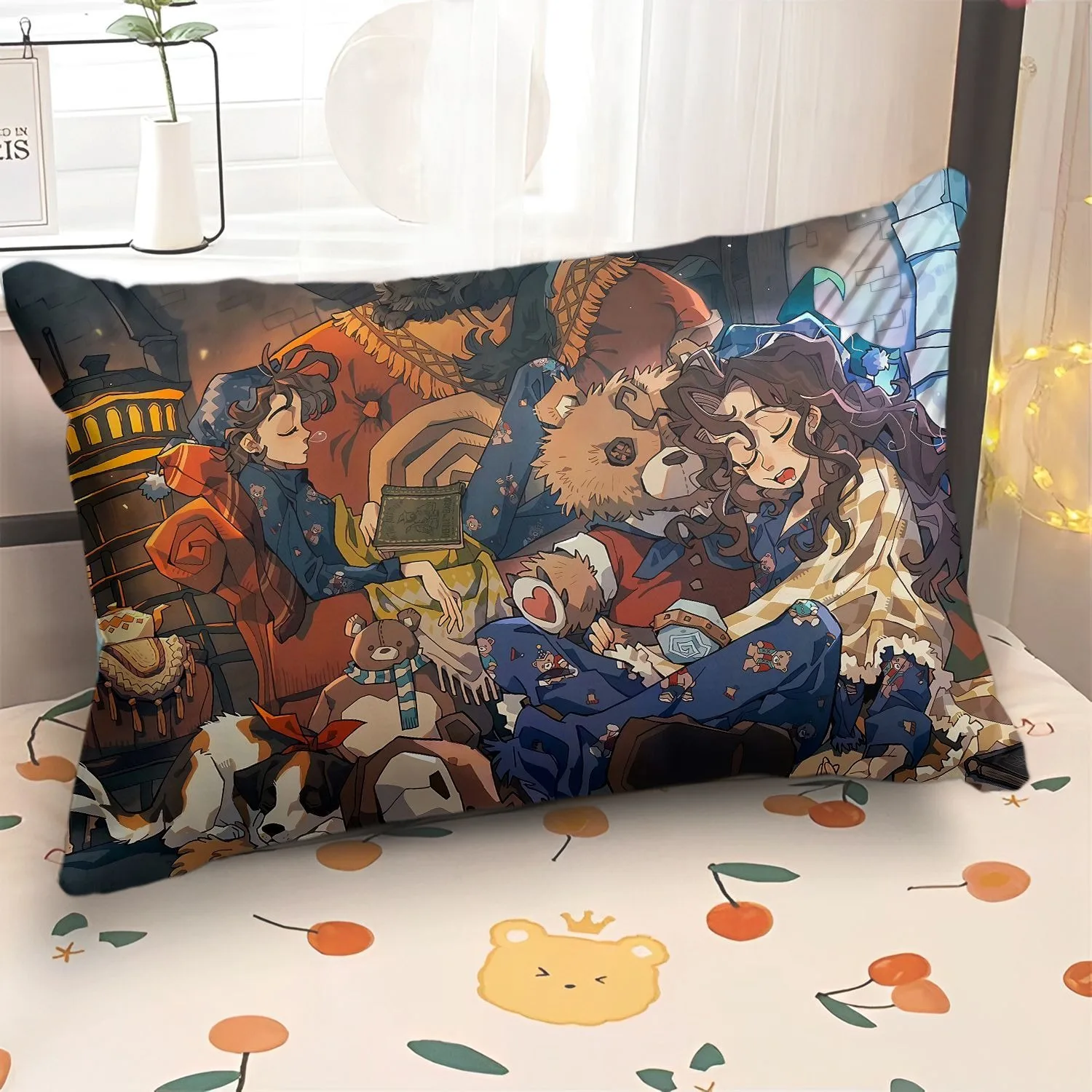 MINISO Harry Potter printed Pillowcase Soft and comfortable bed sleeping pillowcase Sofa cushion cover home Room decoration