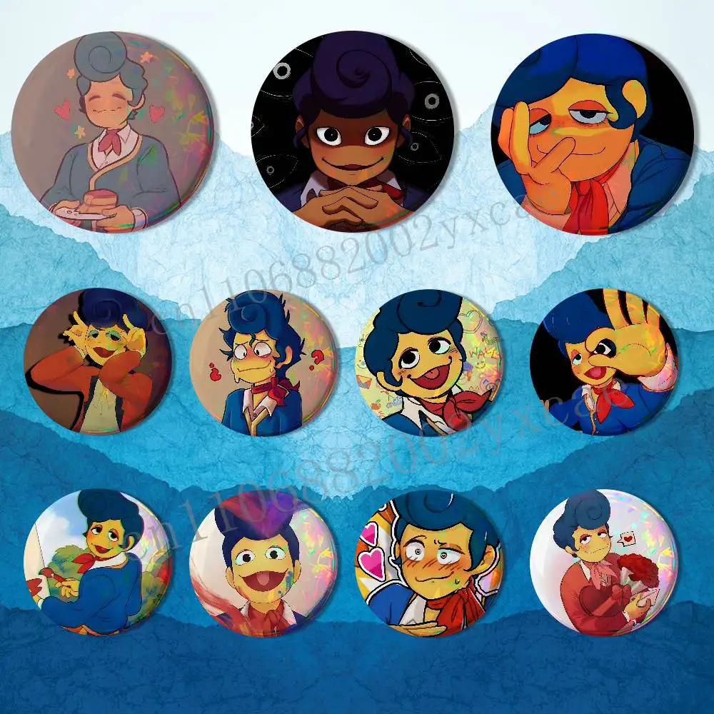 

Wally Darling Game Welcome Home Badges Badges On Backpack Jacket Cartoon Round Brooches Acrylic Button Pins Collection Gifts