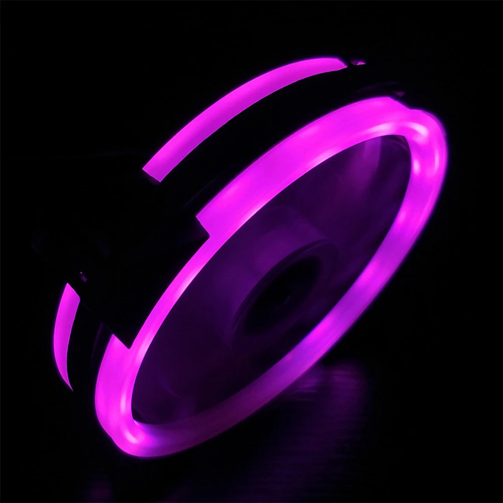 

Rgb Fan PC Computer CPU Cooling Fans Host Accessories Green Low Noise Stylish Shape Ideal For Cooling Computer Cases Notebooks
