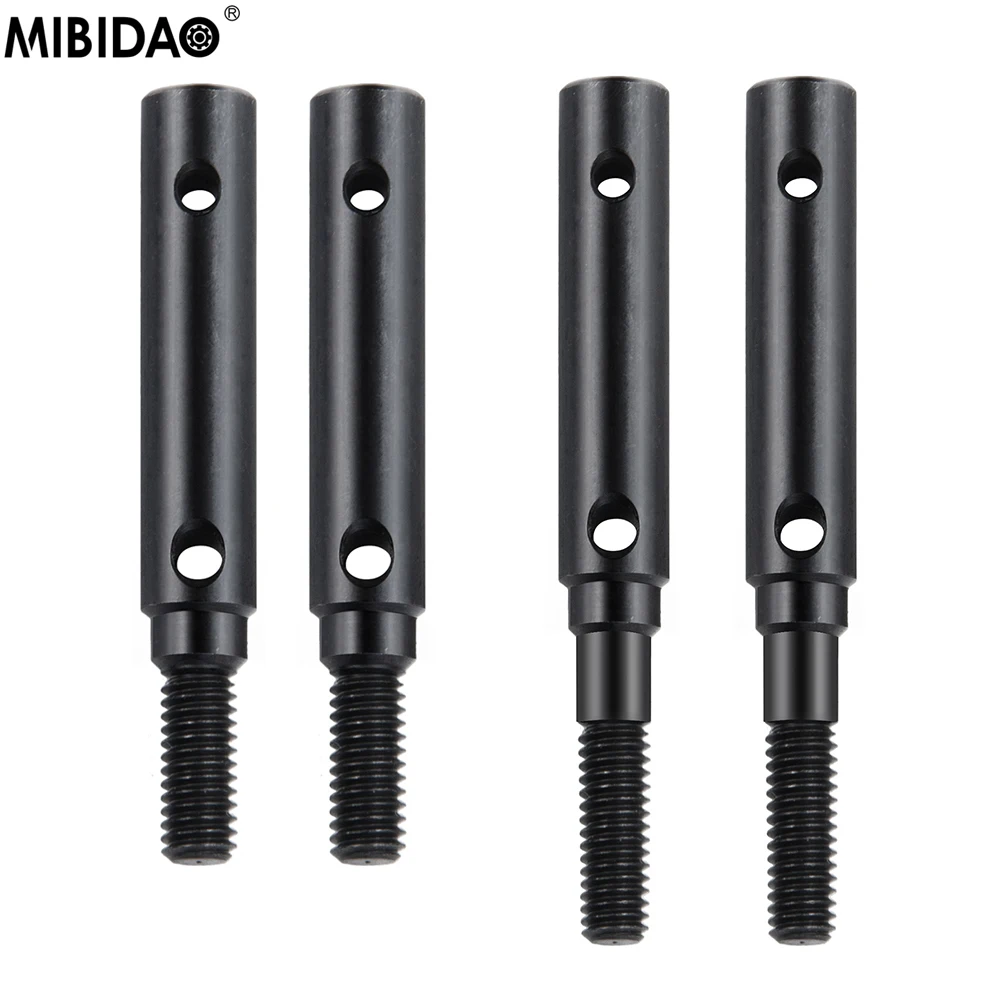 MIBIDAO 40mm/48mm metallo anteriore posteriore portale Stub asse albero di trasmissione per 1/10 TRX-4 TRX4 RC Crawler Car Upgrade Parts