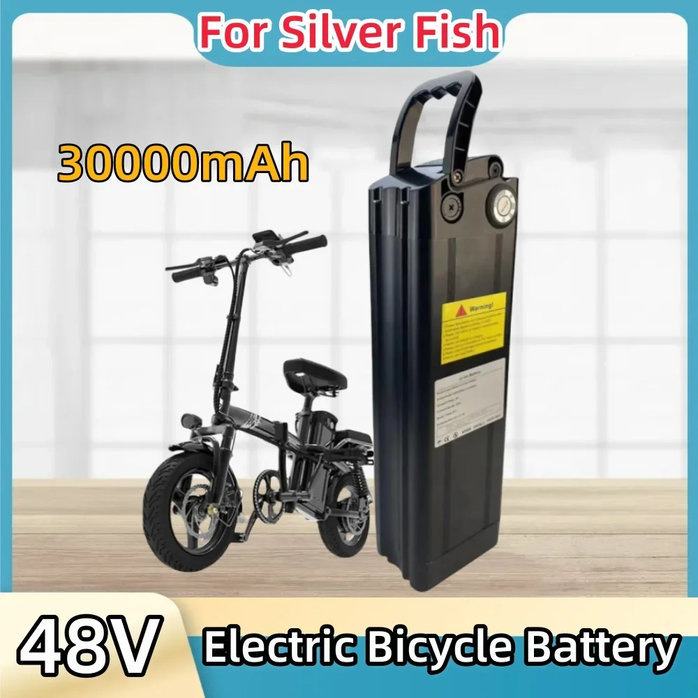 For Silver Fish 48V  Li-ion 30Ah250W-1500W With BMS+ 42V 2B Charger