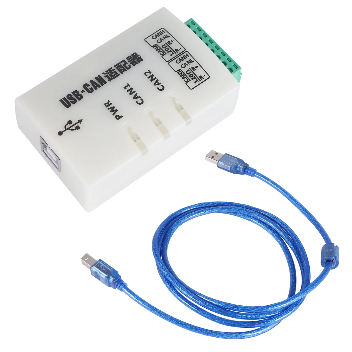 Analisador CAN Bus CANOpenJ1939 USBCAN-2A USB para CAN Adaptador Dual Path Compatível ZLG