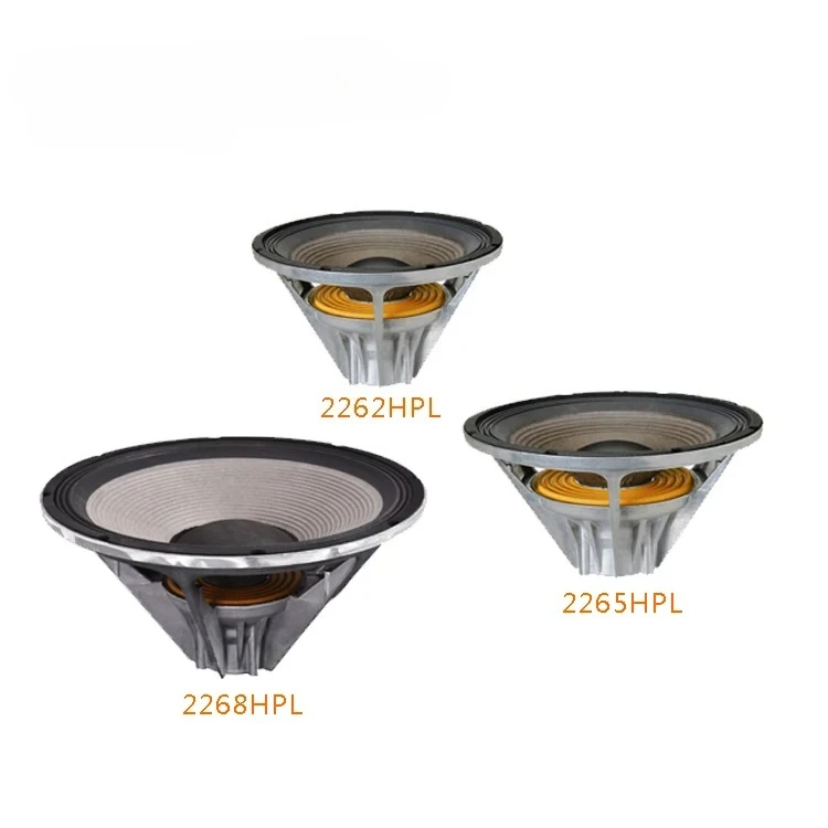 

2268HPL 18-дюймовый 2265HPL 15-дюймовый 2262HPL 12-дюймовый неодимовый НЧ-динамик, линейный массив PRO Сабвуфер Драйвер динамика Raw