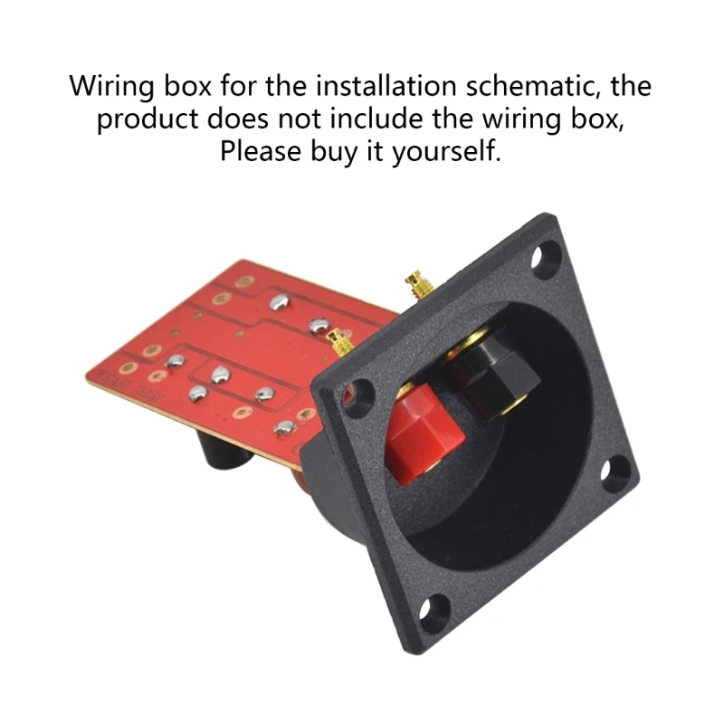 16FB 2-weg/3-weg audiofrequentieverdeler Stereoluidspreker Luidspreker Crossoverfilter