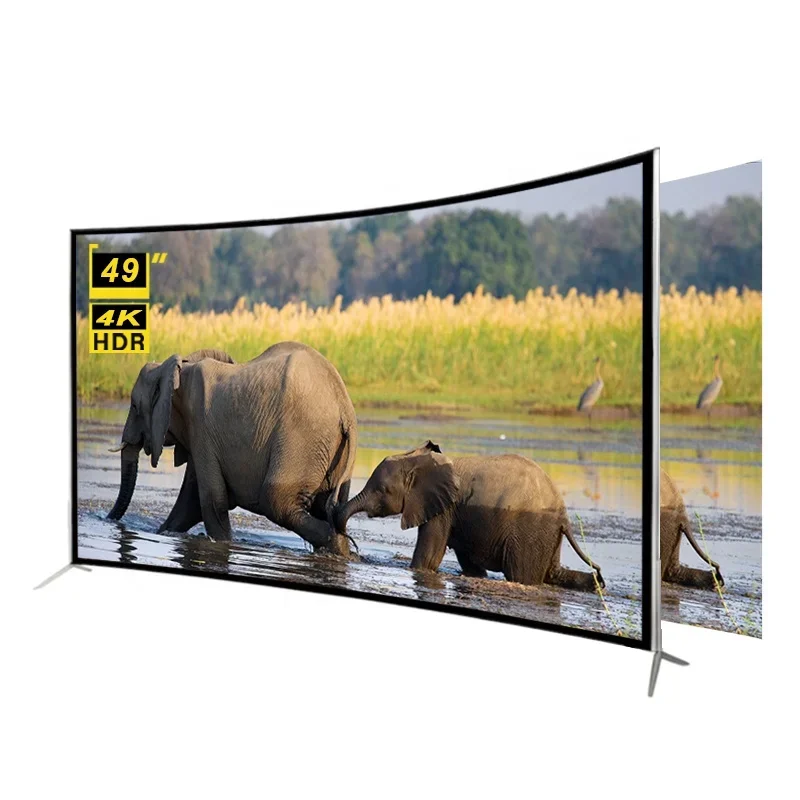 4K High-definition Eye Protection Curved Screen 49 Inch Android Smart Television Customize Package