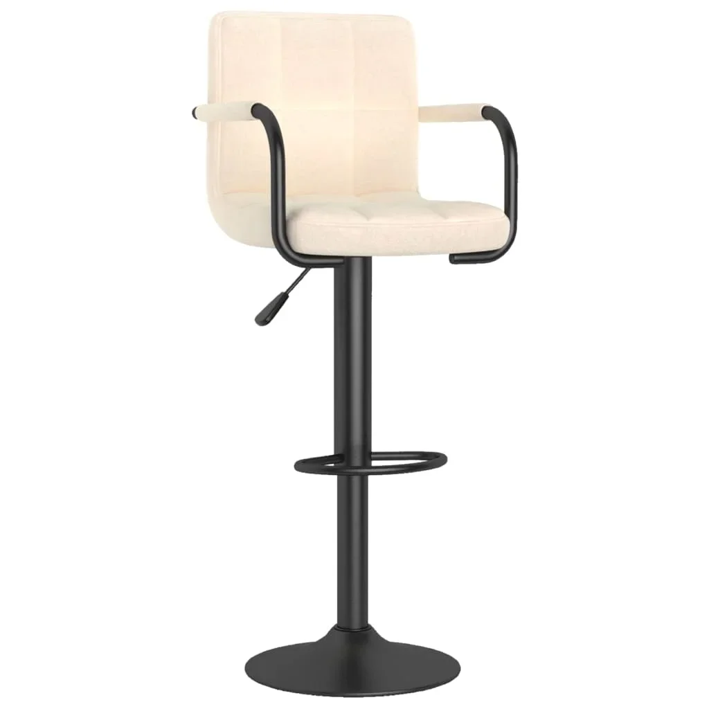 Creme Tecido Bar Stool, Sala de jantar Cadeiras, Mobiliário de escritório, Luxury Home Cafe Counter, Counter Stool