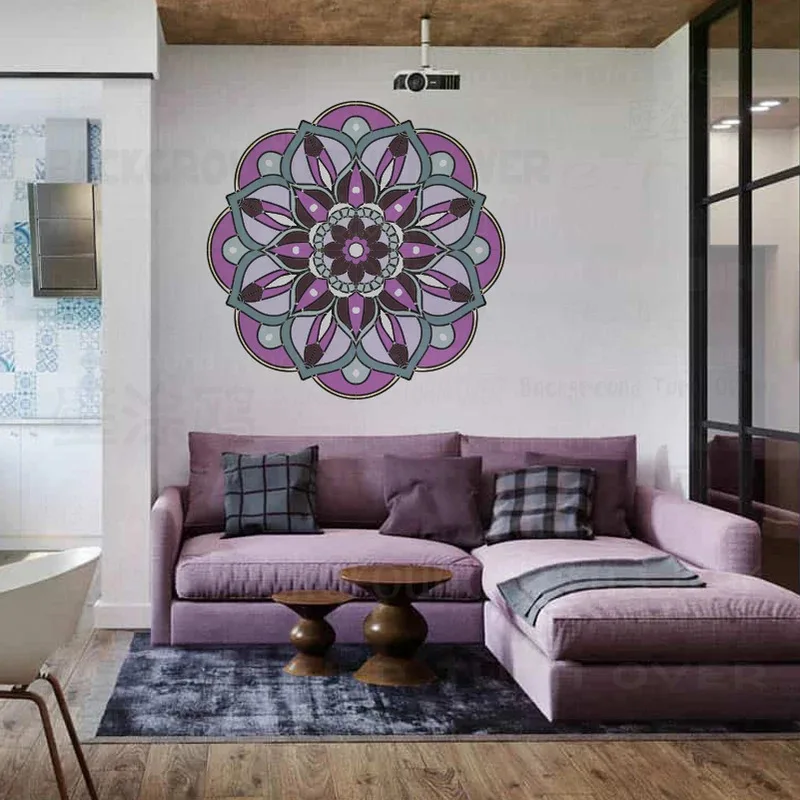 

Трафарет Tuya, настенный для декора, 90 см-130 см, шаблон, мебель, раскраска, рельефная мандала для взрослых