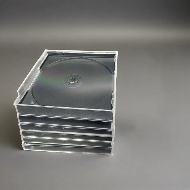 10PCS Transparent Plastic Game Disc Storage Shell Cover for PS1 PlayStation 1 High-Quality Single Disc Storage Bracket Box Case