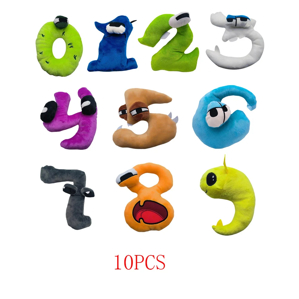 

Cross border NumberLore Digital Intelligence Series Plush Doll Toy Doll Children's Enlightenment Education Doll