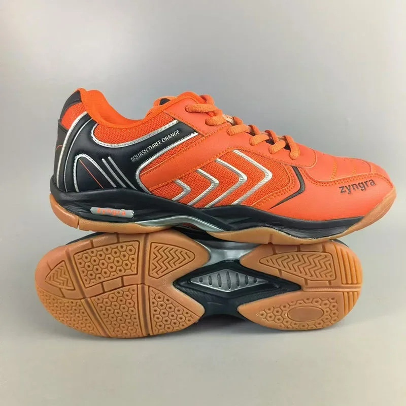 2024 Hot Sale Badminton Shoes Mens Black Orange Table Tennis Shoes Men Top Quality Indoor Gym Shoe Boy Comfortable Court Shoe