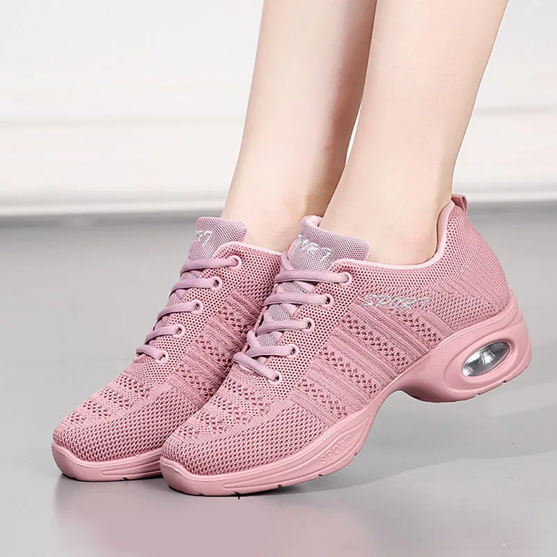 New Dancing Shoes for Women Jazz Sneaker Fashion Dance Sneakers for Women Modern Street Dance Shoes Feminino Zapatos