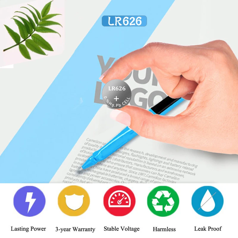 20Pc 1.5V 377 377A SR626SW AG4 SR626 LR66 LR626 AG 4 1.55V Alkaline Button Coin Cell Batteries for Watch Clock Toy Car Remote