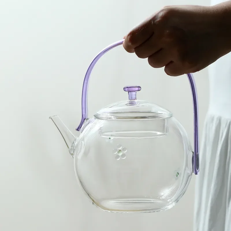 Portable Mini Electric Ceramic Stove for High Borosilicate Glass Teapot Kettle Heat Resistant Large Capacity Beam Pot Home