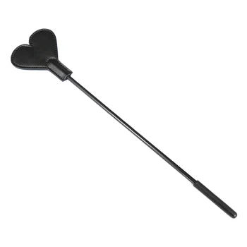 PU Leather Horse Training Whistle Paddle Slapper Equestrian Riding Crop Enhance Pain Role Play Whip for Riding Training