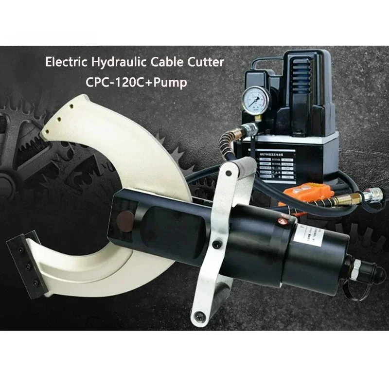 

ИНСТРУМЕНТЫ для резки силового кабеля/Мідный алюминиевый бронированный кабельный резак/ножницы для кабелей/CPC-120C + электрический гидравлический насос QQ-700