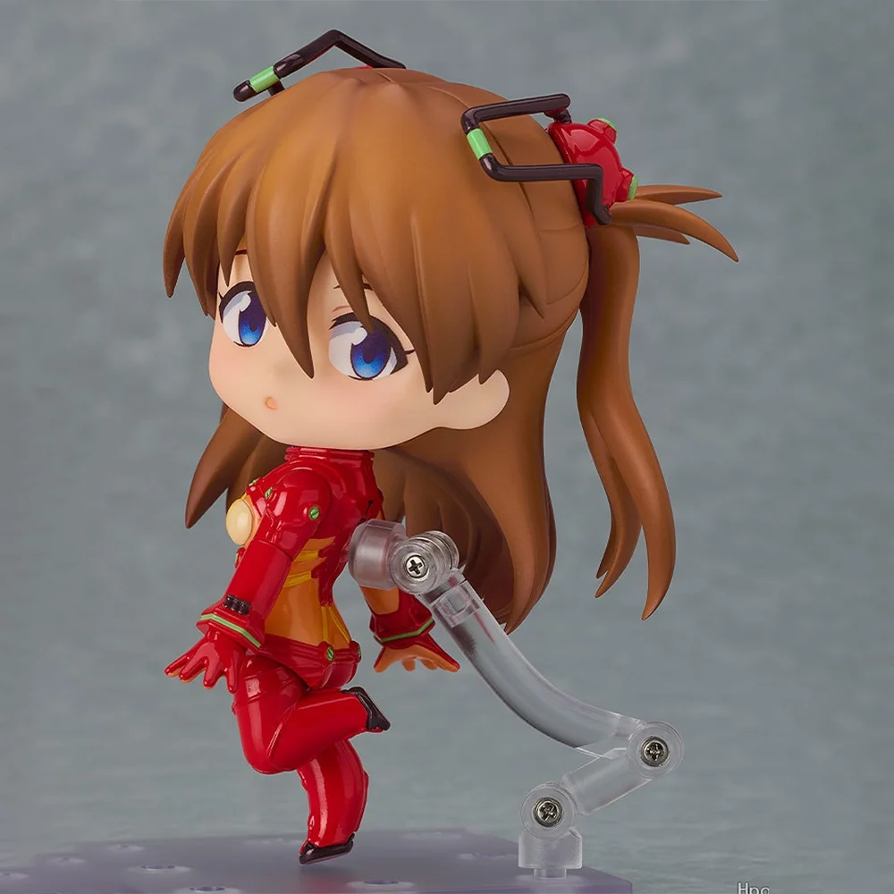 شركة Good Smile الأصلية بنسبة 100% Nendoroid ( # 2810) Evangelion Shin Gekijouban: Ha Souryuu Asuka Langley Test Suit Ver.