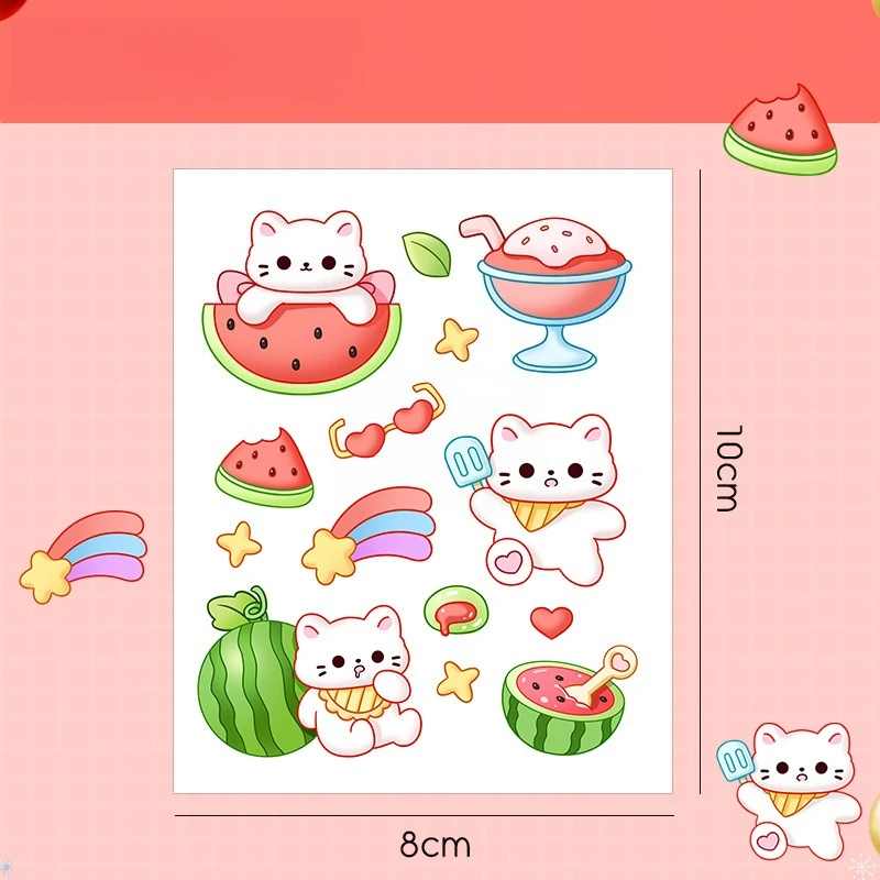 40 Pcs Original random Cartoon Hand Account Sticker Cute Capybara PET DIY Sticker Waterproof Water Cup Phone Case Decorative