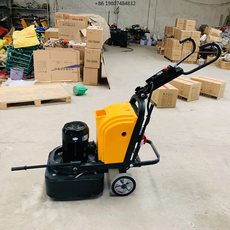 Dust-free Wall Concrete Polisher for Aliexpress, With Vacuum Cleaner, 3.75-7.5kw Multifunctional Cement Grinder Wholesale