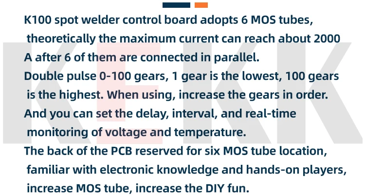 DIY Tragbare 12V lipo batterie versorgung strom Spot Schweißen Maschine PCB Platine Schweißen Ausrüstung Spot Schweißer Zubehör – Detail 4