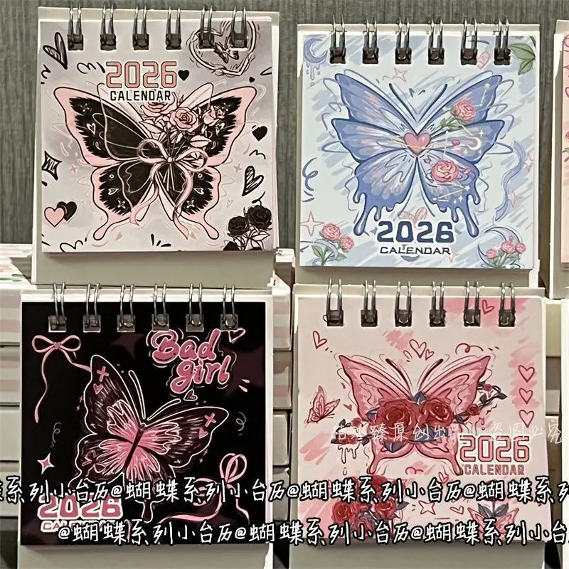 

Mini Small Desk Calendar 2025 2026 Pocket Portable Daily Memo Calendar Planner Desktop Decoration Office Aesthetic Stationery