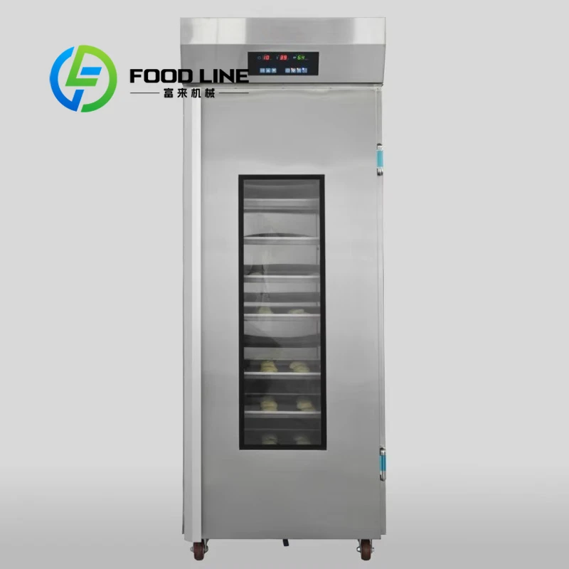 Customized 40 Trays Factory Dough Proofer Machine Commercial Bread Pizza Baking Equipment