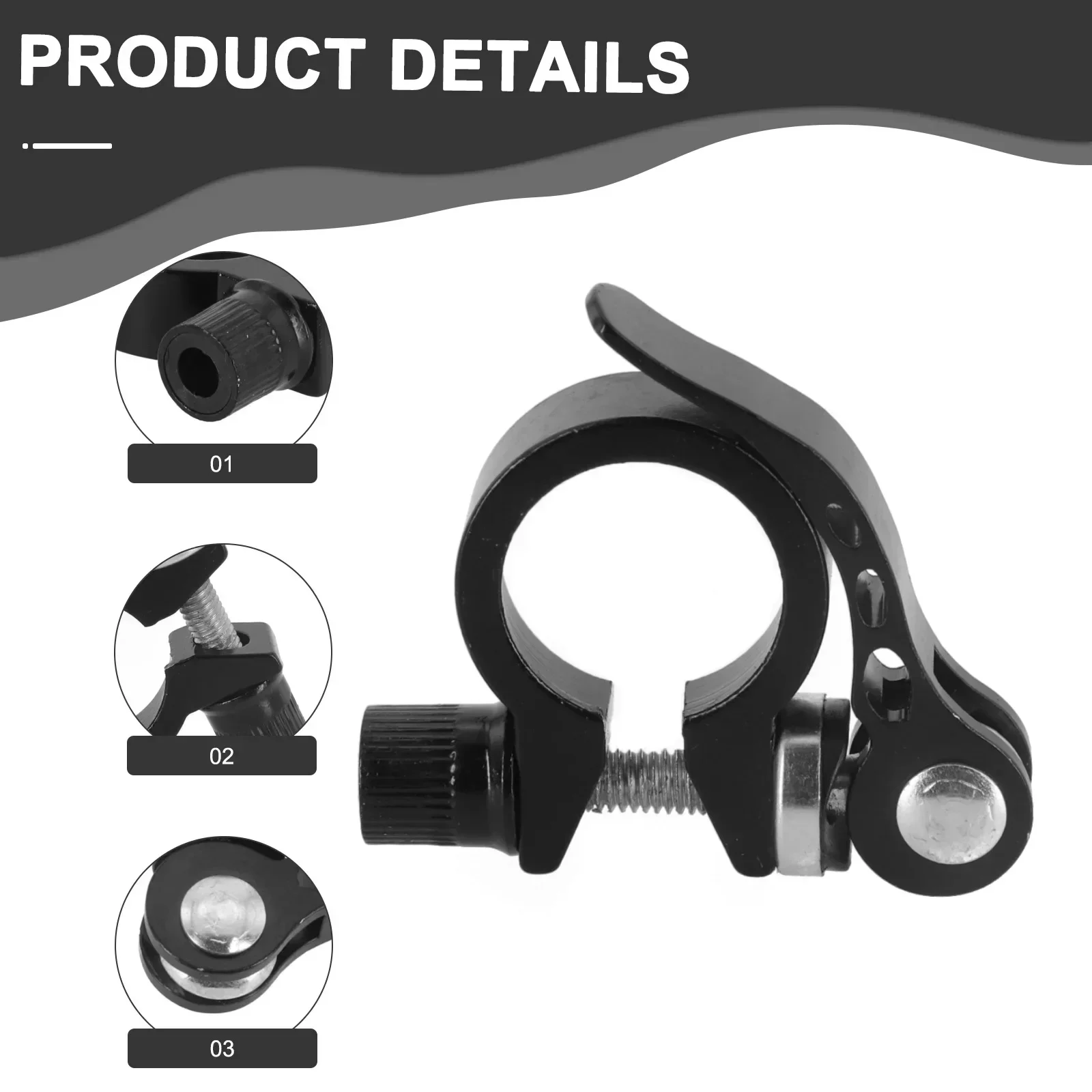 Bicycle Seat Post Clips Saddle Bike Clips Quick Release Spares 25.4 Seat Pipe Clamp New Cycling Accessories