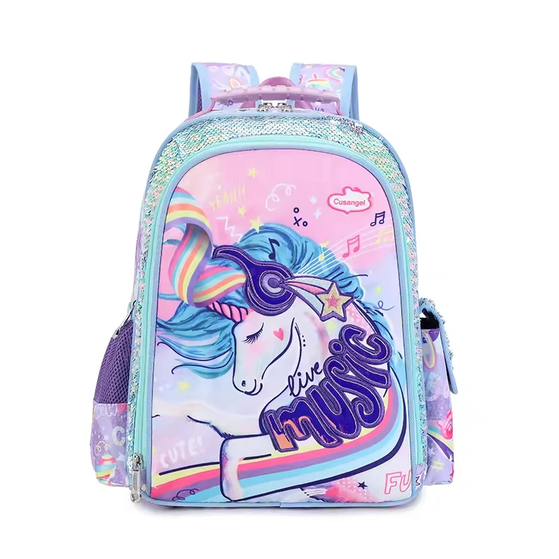 Unicorn Backpack Cartoon Bag School Bags For Girls Teen Set School Backpack For Kids Boys Spinal Protection Lightweight Mochilas