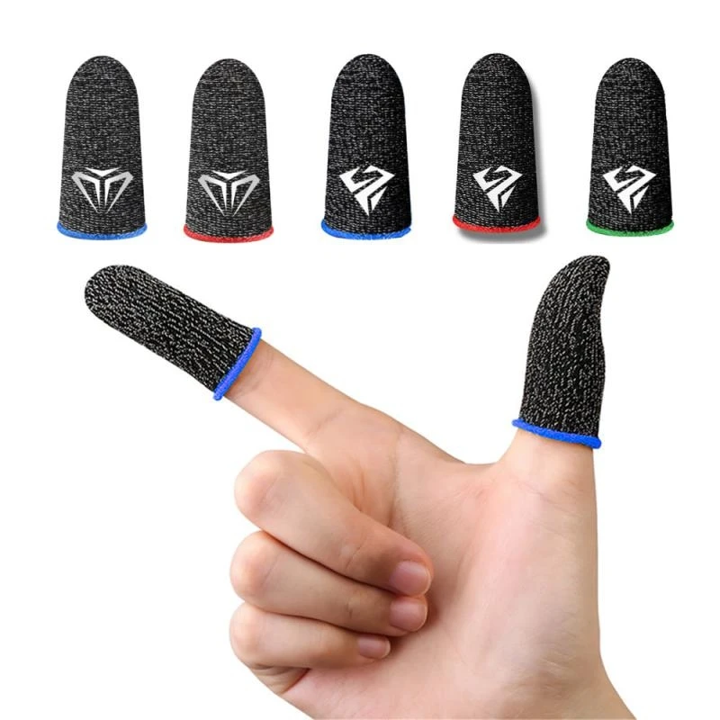 Mobile Game Fingertip Gloves For PUBG Gamer Sweatproof Anti-slip Touch Screen Finger Sleeve Breathable Gaming Finger Cover