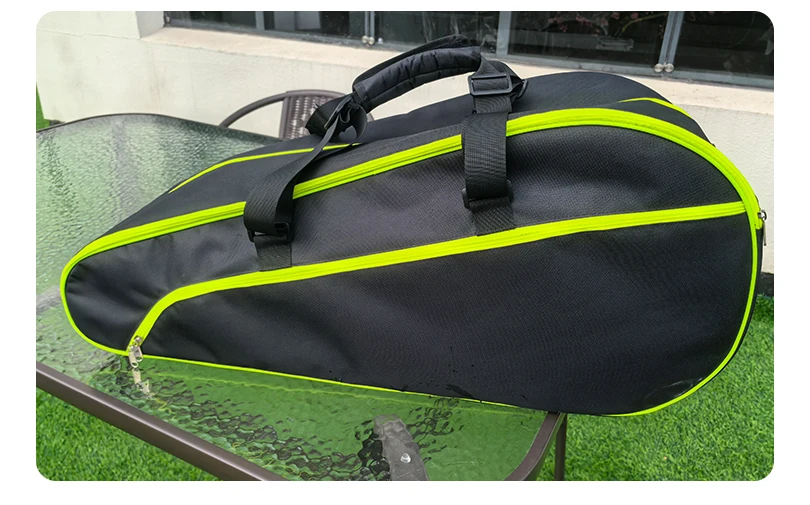 3-6 Stück Tennis-Rucksack mit Großer Kapazität, Tennisschläger-Tasche, Badminton-Sporttasche, Squash-Schlägertasche mit Separatem Schuhfach – Detail 9