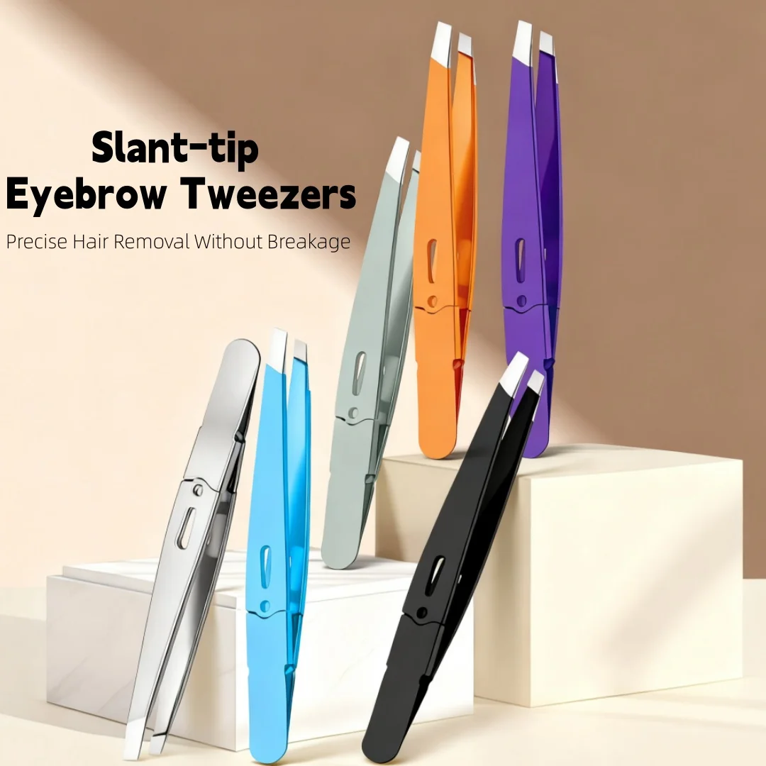 YS186プロフェッショナル高品質眉毛ピンセット - ひげの抜き取り、まつげのトリミング、眉毛のグルーミング、脚の毛の除去に