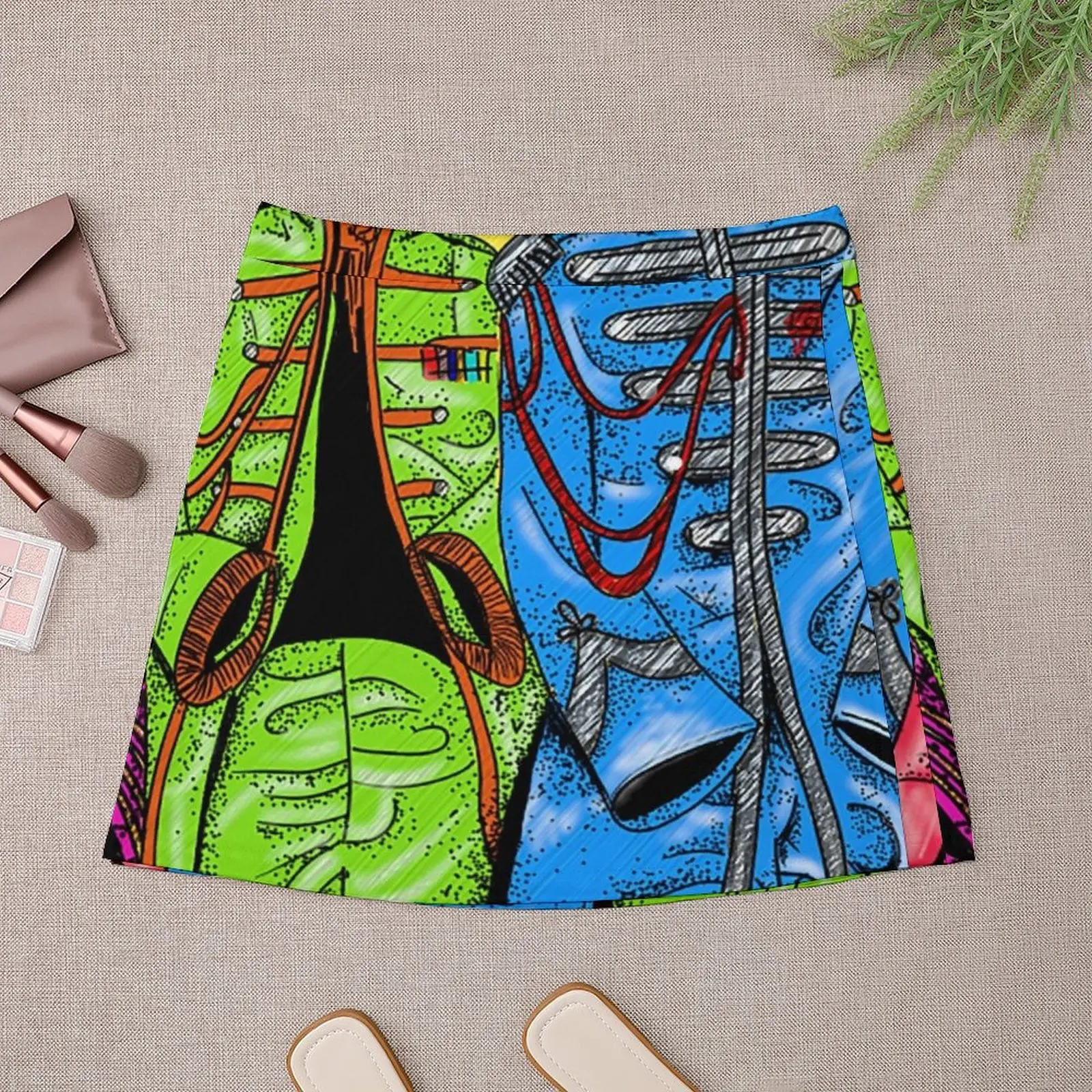 Conjunto de mini-saia para as mulheres, pimenta terno, roupa de luxo coreano