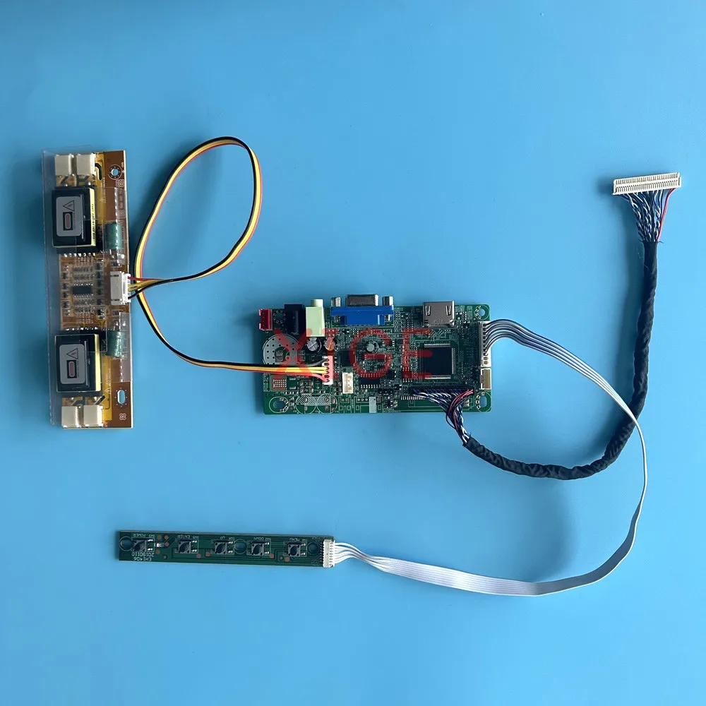 For LM220WE1 LM220WE3 LM201WE3 LM201WE4 Matrix Driver Board LCD Monitor 4CCFL DIY Kit 1680*1050 VGA HDMI-Compatible LVDS 30-Pin