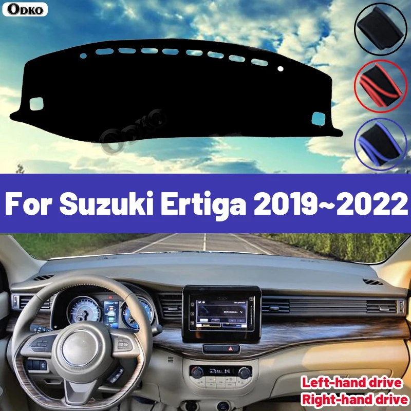 

Высокое качество для Suzuki Ertiga 2019 2020 2021 2022, коврик для приборной панели автомобиля, козырек от солнца, избегайте света, ковры с защитой от УФ-лучей