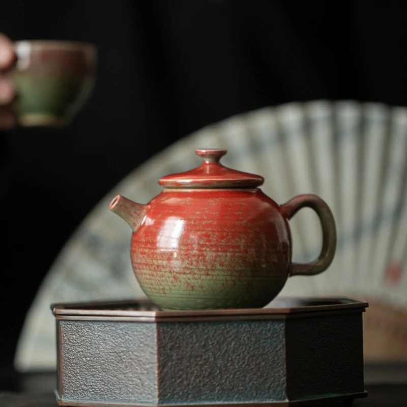 

Household Ceramic Kung Fu Tea Set Single Pot Small Size Filter Brewing Tea Pot