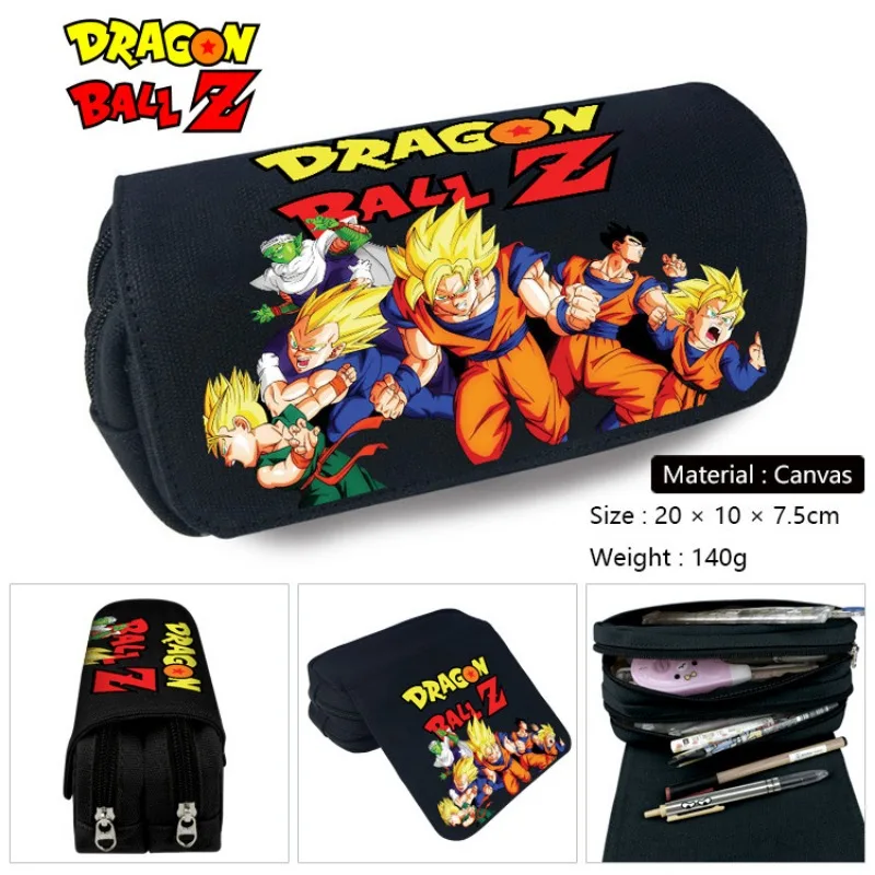 

Hot Selling Cartoon Anime Periphery Dragon Ball Student Stationery Pen Case Trafalgaro Student Pen Case Multifunctional Pen Case